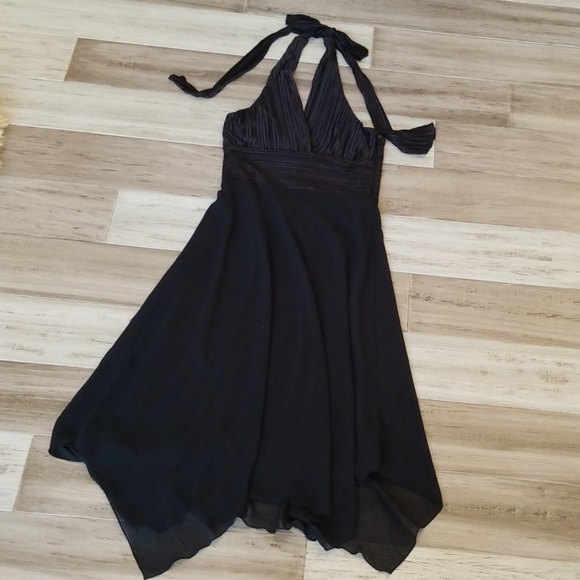 Maria Bonita Halter Asymmetric Midi Dress - Picture 2 of 8